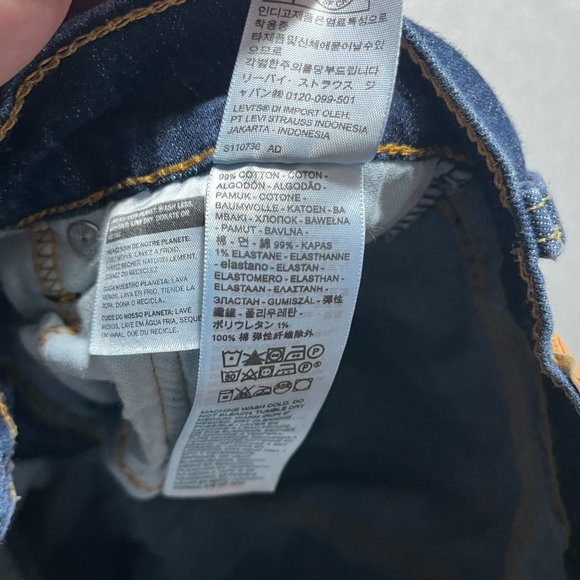 Levis Jeans Mens 29x30 Blue 527 Slim Bootcut Western Cowboy Denim (Tag 30x32) - Picture 9 of 11